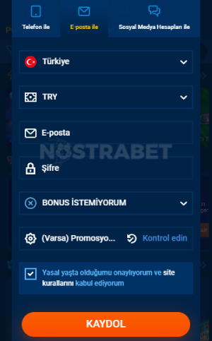 Mostbet Kaydı