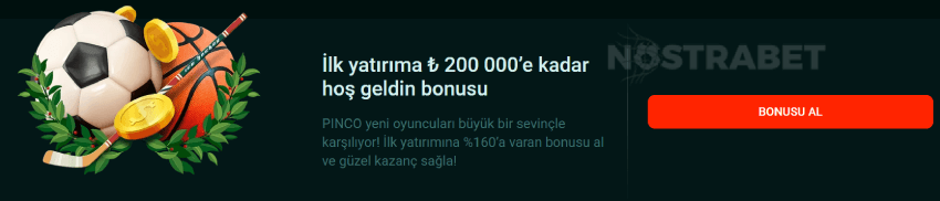 pinup hoş geldin bonusu