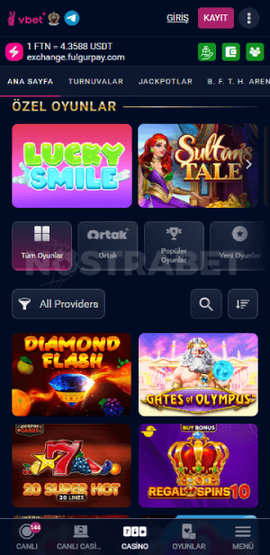 vbet casino oyunları
